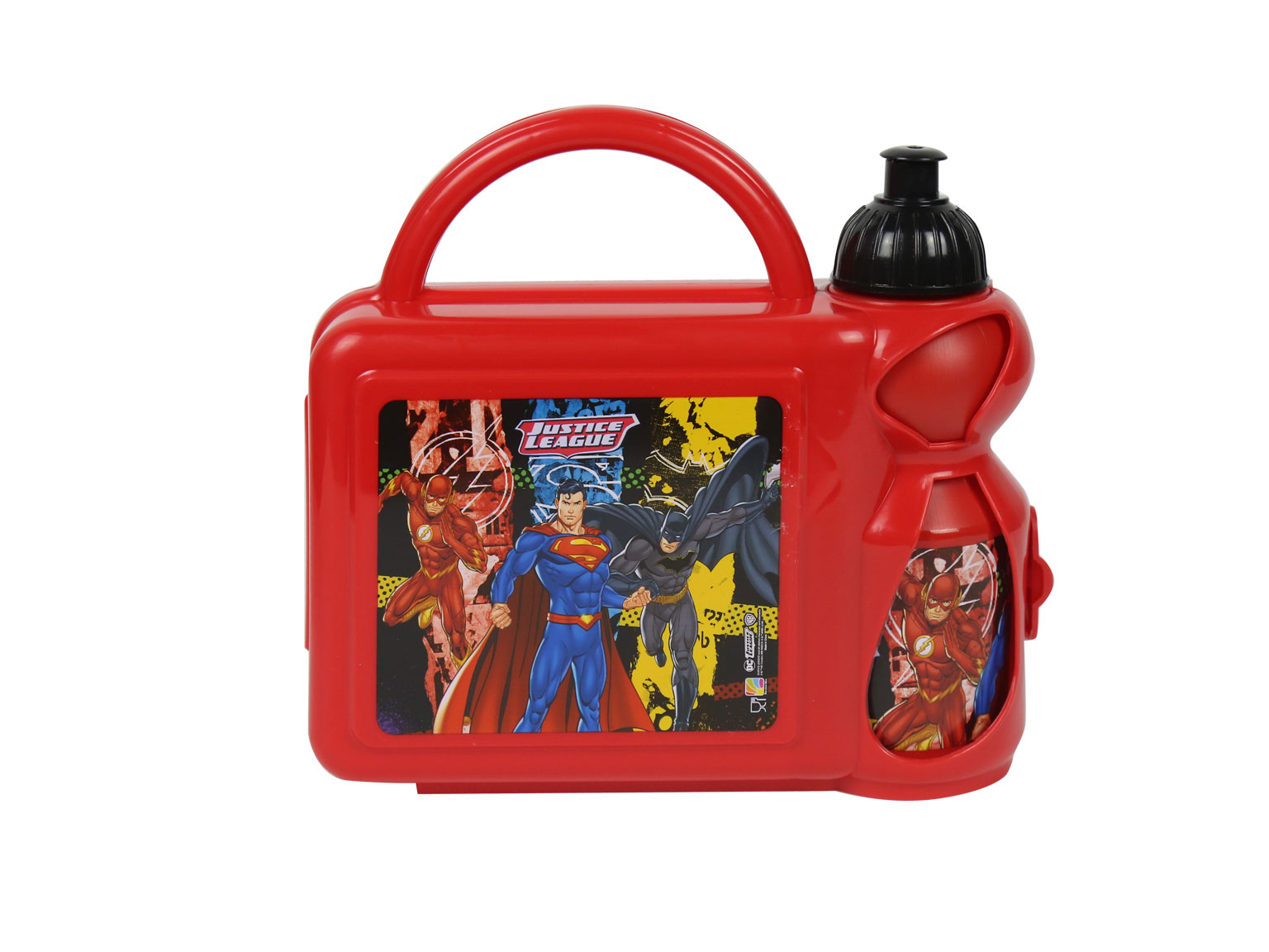 Justice-league-red-set-lunch-box-with-waterbottle