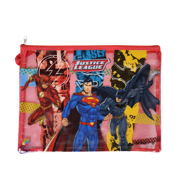 Justice-league-zip-bag-paper-folder