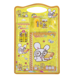 Lanbeitu-stationery-set-with-sharpener-eraser-pencils-notepad
