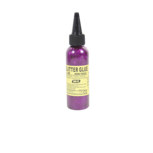purple glitter glue