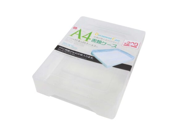 A4 clear document case
