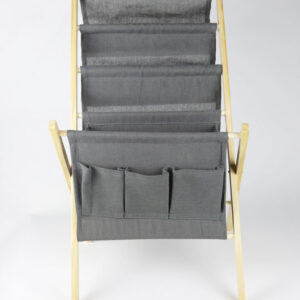 Grey Magazine and remote rack