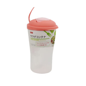 Innovative-Salad-Container-With Dressing-Cup-And-Fork-Attached